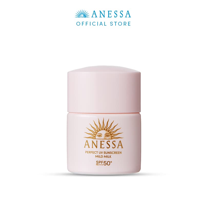 Sữa chống nắng dưỡng da dịu nhẹ cho da nhạy cảm & trẻ em Anessa Perfect UV Sunscreen Mild