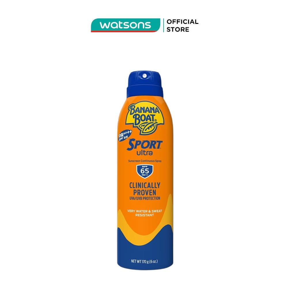 Xịt Chống Nắng Banana Boat Sport Ultra Sunscreen Continuous Spray SPF65 PA++++