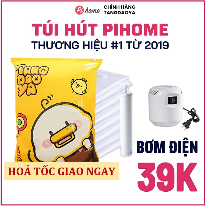Túi hút chân không đựng quần áo Pihome