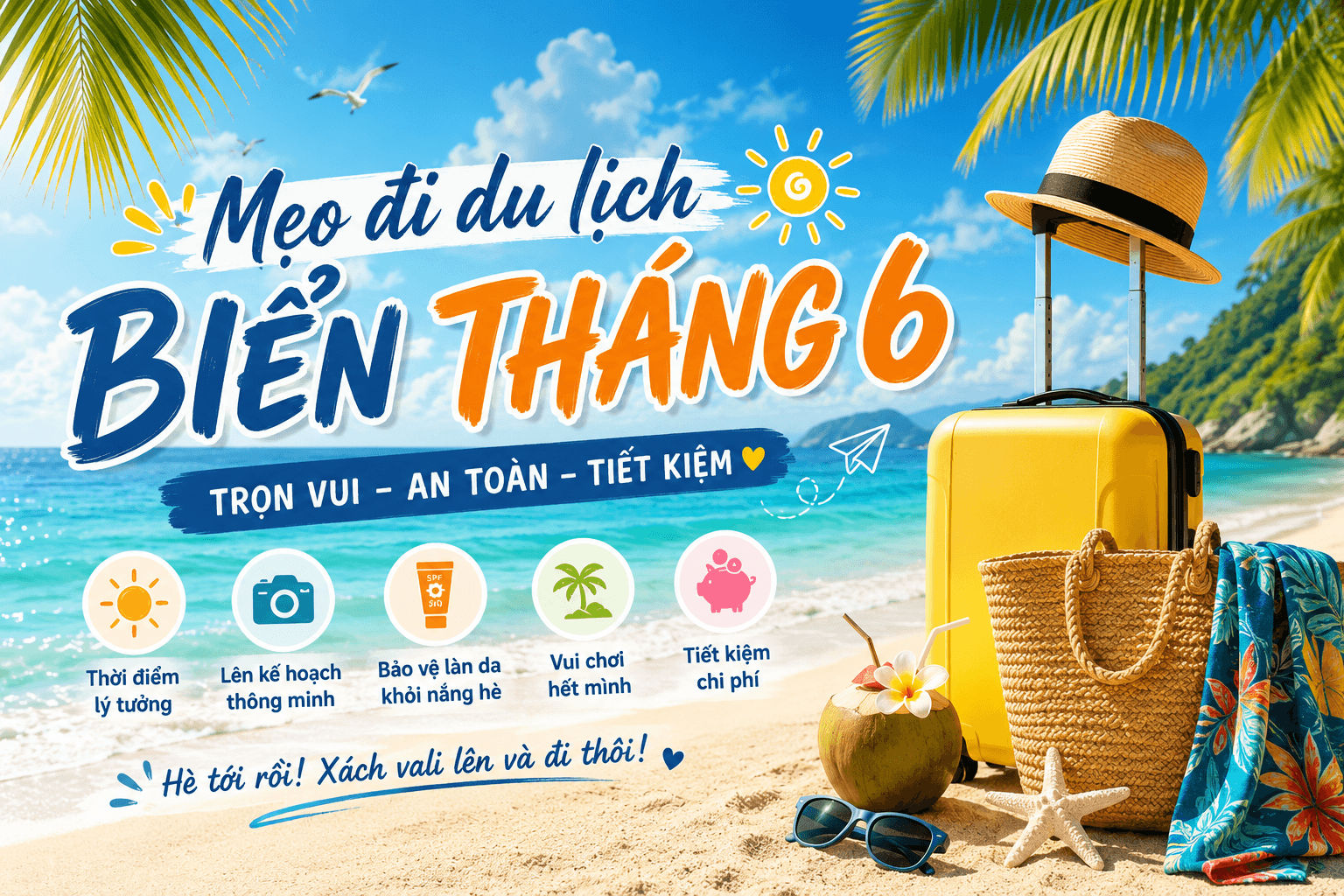 Mẹo Đi Du Lịch Biển Tháng 6: Tận Hưởng Mùa Hè Trọn Vẹn